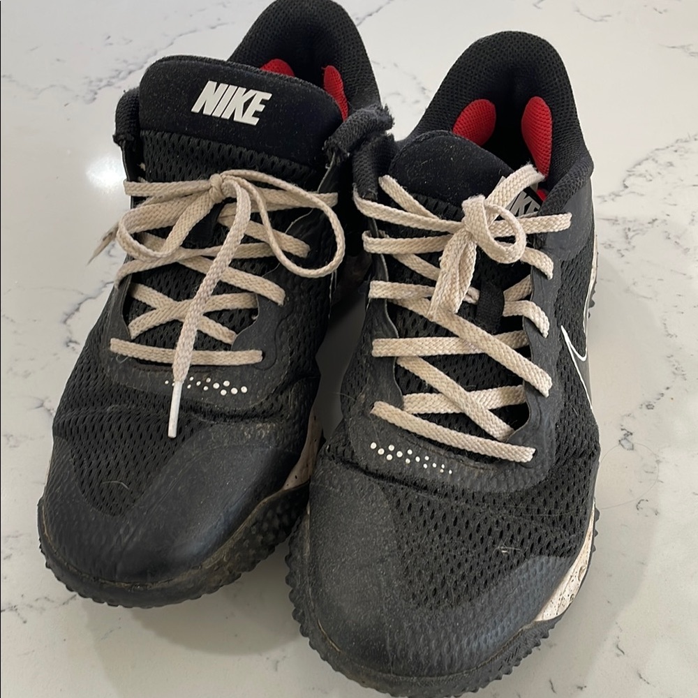 Nike Black and Red Sneakers